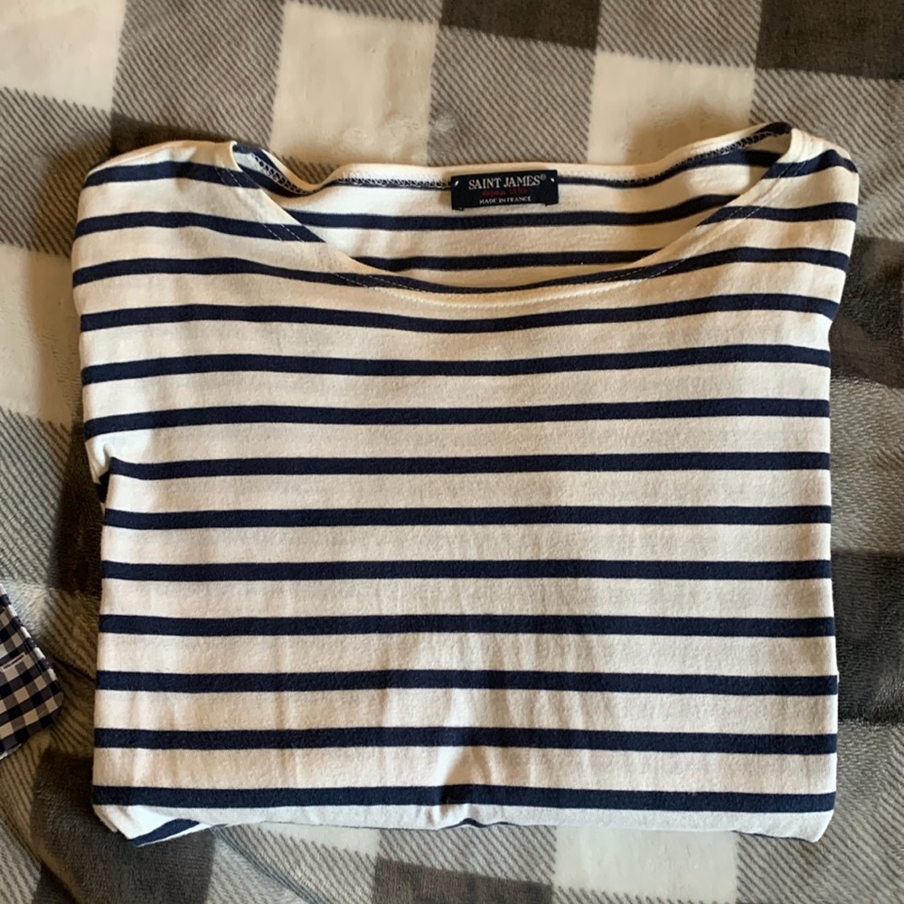 Saint James striped shirt